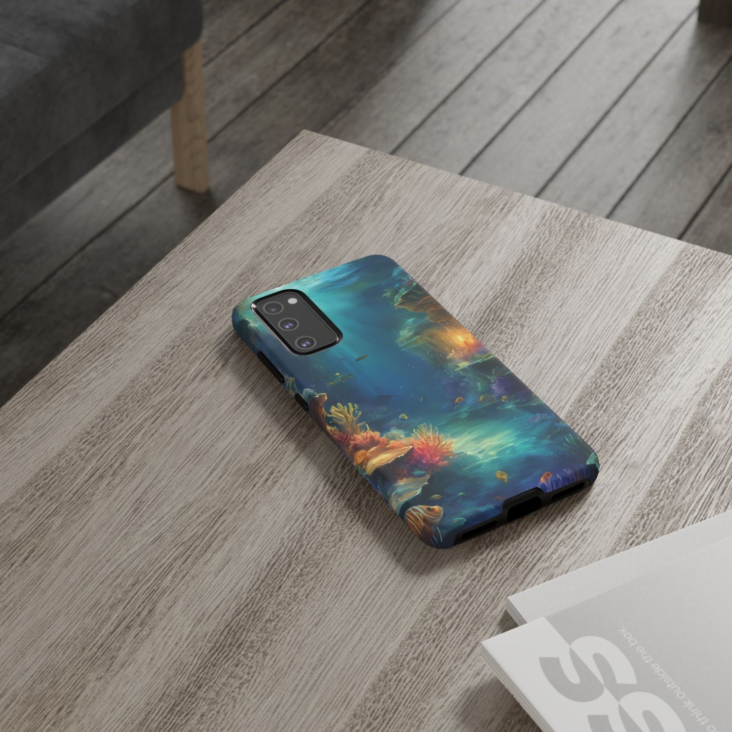 Oceanic Depths Custom Phone Case for Samsung Galaxy S10–S10 Plus, S20–S20 Ultra, S21, S22, S23, S24 Ultra - Designed by Thalia