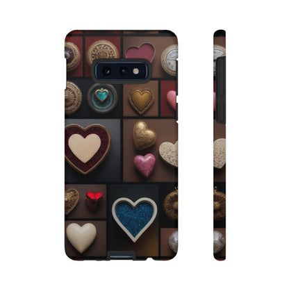 Love Button Custom Phone Case for Samsung Galaxy S10–S10 Plus, S20–S20 Ultra, S21, S22, S23, S24 Ultra - Designed by Thalia