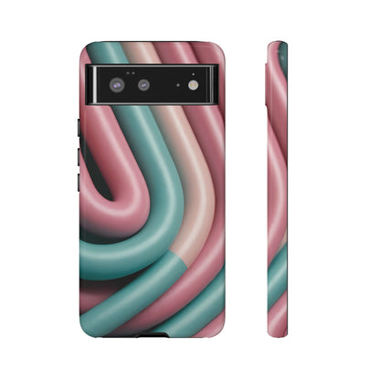 50s Retro Custom Phone Case for Google Pixel 8 Pro, Pixel 8, Pixel 7, Pixel 6 Pro, Pixel 6, Pixel 5 5G - Designed by Thalia