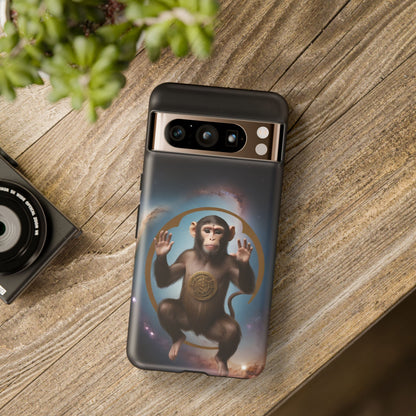 Chinese Zodiac Monkey Phone Case for Google Pixel 8 Pro, Pixel 8, Pixel 7, Pixel 6 Pro, Pixel 6, Pixel 5 5G - Designed by Thalia