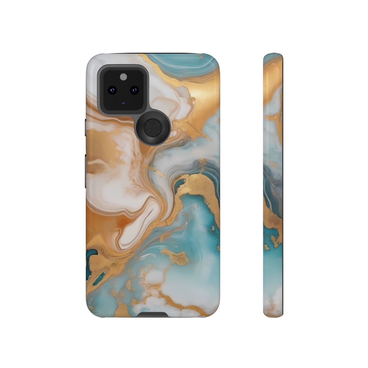 Marble Hues Phone Case for iPhone 8–16 Pro Max, Pixel 5–8 Pro, Galaxy S10–S24 Ultra - Designed by Thalia