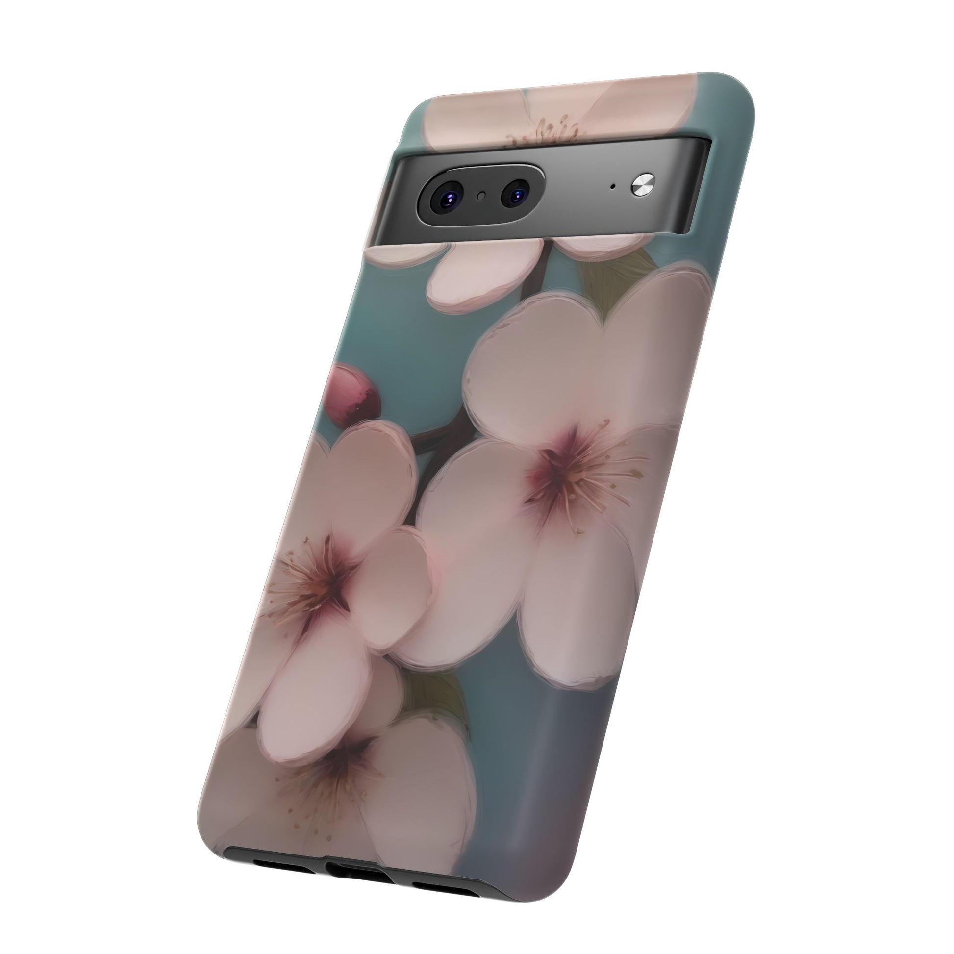 Cherry Blossom Custom Phone Case for Google Pixel 8 Pro, Pixel 8, Pixel 7, Pixel 6 Pro, Pixel 6, Pixel 5 5G - Designed by Thalia