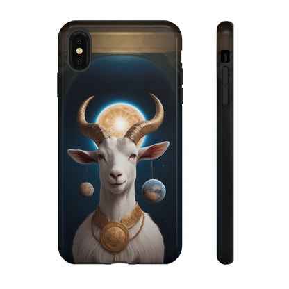 Chinese Zodiac Goat Phone Case for iPhone 8–16 Pro Max, iPhone 8 Plus–13 Mini, iPhone XS–XS Max, iPhone 11–14 Pro Max - Designed by Thalia