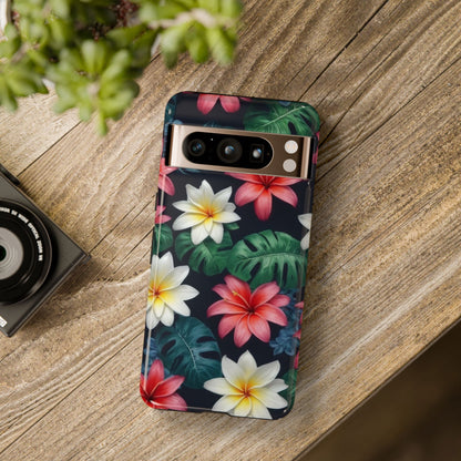 Hawaiian Flowers Phone Case for Google Pixel 8 Pro, Pixel 8, Pixel 7, Pixel 6 Pro, Pixel 6, Pixel 5 5G - Designed by Thalia