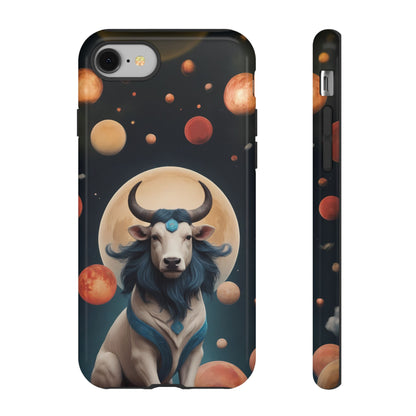 Chinese Zodiac Ox Phone Case for iPhone 8–16 Pro Max, iPhone 8 Plus–13 Mini, iPhone XS–XS Max, iPhone 11–14 Pro Max - Designed by Thalia