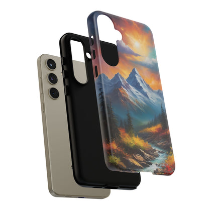 Mystic Mountains Phone Case for iPhone 8–16 Pro Max, Pixel 5–8 Pro, Galaxy S10–S24 Ultra - Designed by Thalia