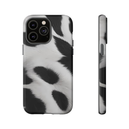 Chic Bovine Elegance Phone Case for iPhone 8–16 Pro Max, Pixel 5–8 Pro, Galaxy S10–S24 Ultra - Designed by Thalia