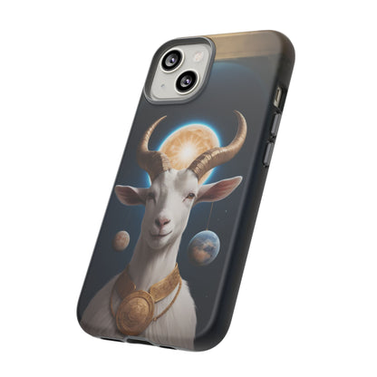 Chinese Zodiac Goat Phone Case for iPhone 8–16 Pro Max, iPhone 8 Plus–13 Mini, iPhone XS–XS Max, iPhone 11–14 Pro Max - Designed by Thalia