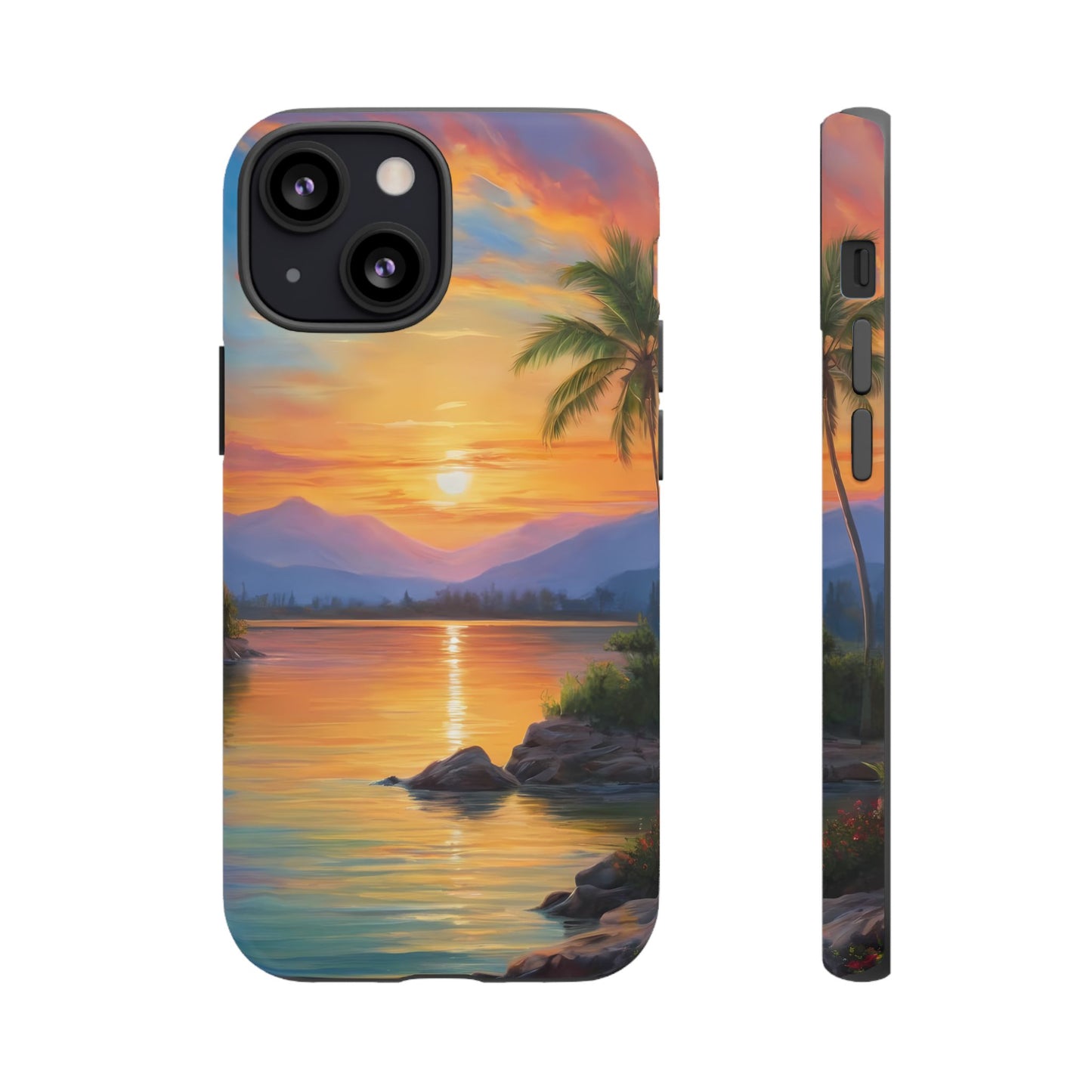 Sunset Serenade Phone Case for iPhone 8–16 Pro Max, Pixel 5–8 Pro, Galaxy S10–S24 Ultra - Designed by Thalia