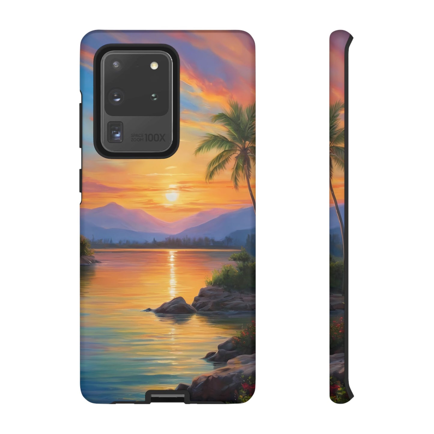 Sunset Serenade Phone Case for iPhone 8–16 Pro Max, Pixel 5–8 Pro, Galaxy S10–S24 Ultra - Designed by Thalia