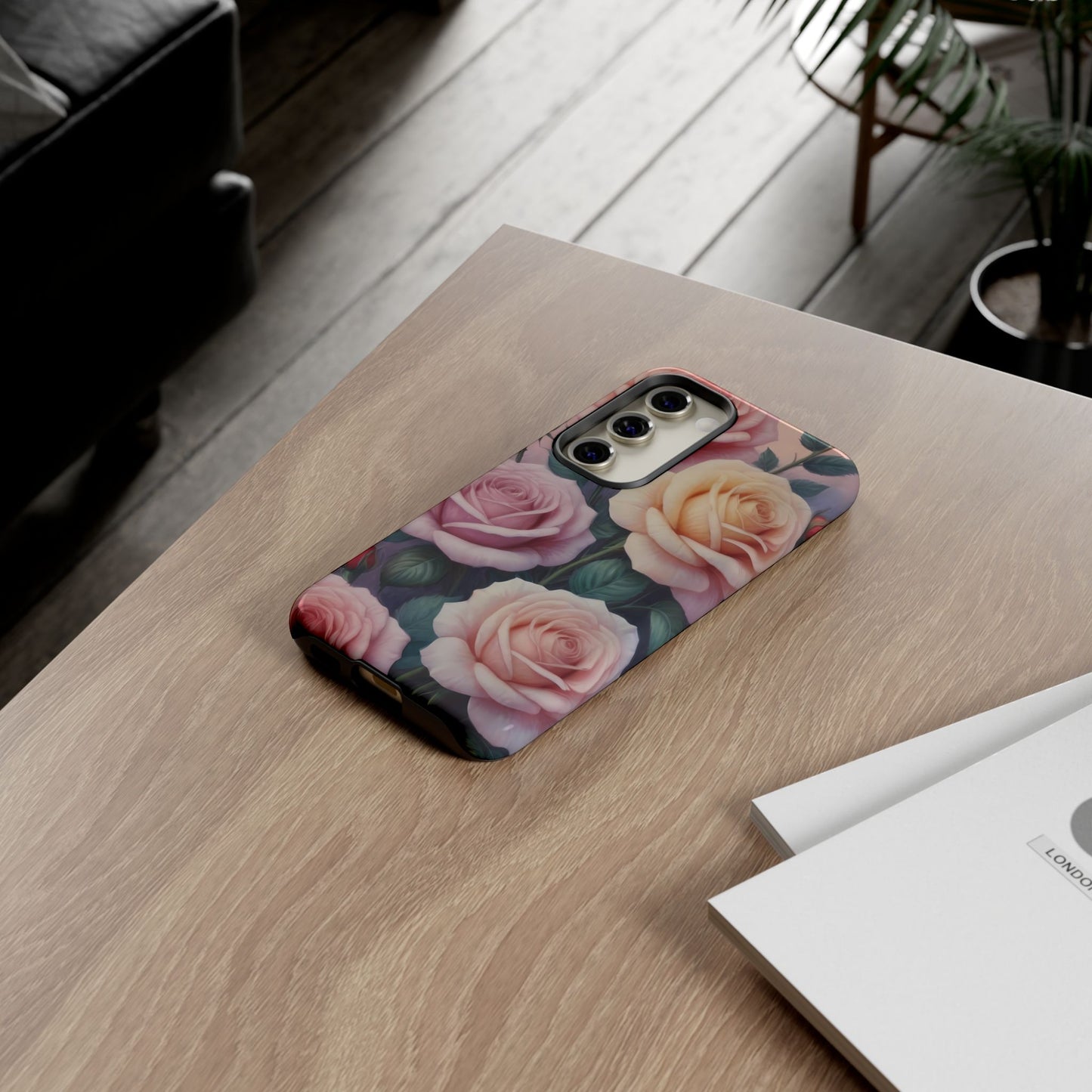 Roses Custom Phone Case for Samsung Galaxy S10–S10 Plus, S20–S20 Ultra, S21, S22, S23, S24 Ultra - Designed by Thalia