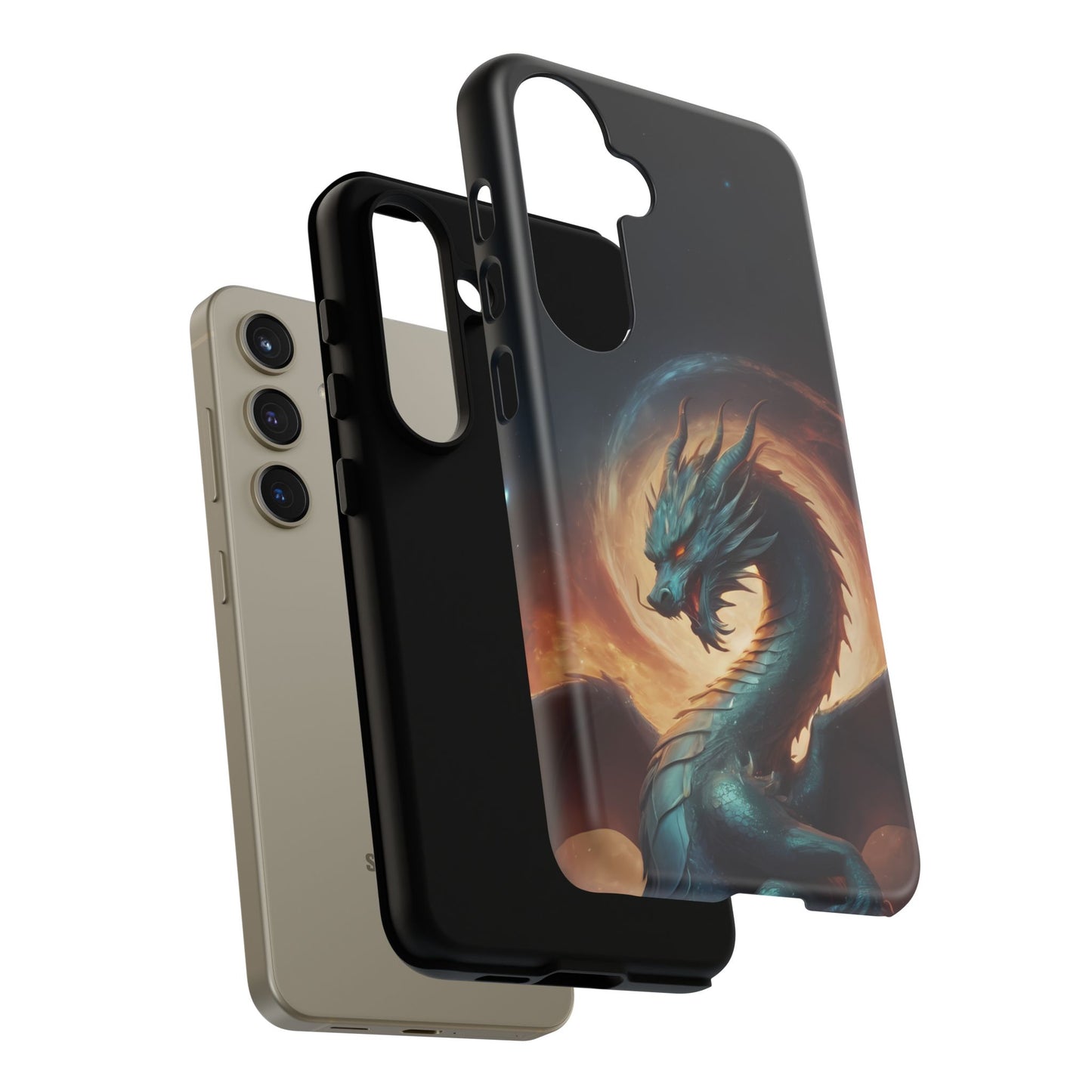 Chinese Zodiac Dragon Phone Case for iPhone 8–16 Pro Max, Pixel 5–8 Pro, Galaxy S10–S24 Ultra - Designed by Thalia