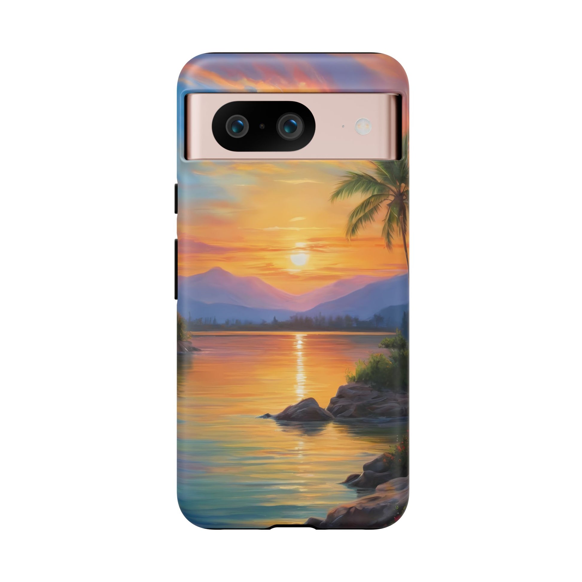 Sunset Serenade Phone Case for iPhone 8–16 Pro Max, Pixel 5–8 Pro, Galaxy S10–S24 Ultra - Designed by Thalia