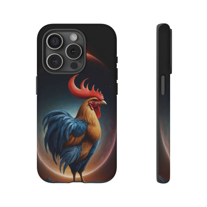 Chinese Zodiac Rooster Custom Phone Case for iPhone 8–16 Pro Max, Pixel 5–8 Pro, Galaxy S10–S24 Ultra - Designed by Thalia