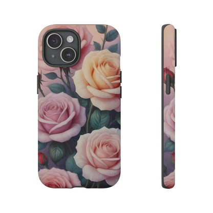 Bloom with Style - Roses Phone Case for iPhone 8–16 Pro Max, Pixel 5–8 Pro, Galaxy S10–S24 Ultra - Designed by Thalia