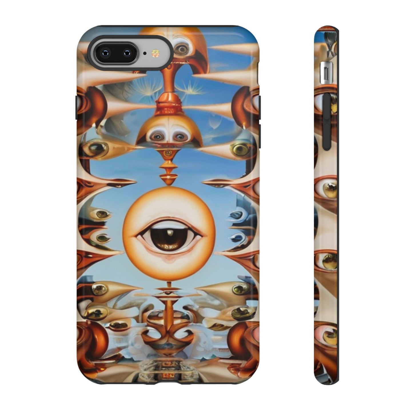 Surreal Suspect Phone Case for iPhone 8–16 Pro Max, Pixel 5–8 Pro, Galaxy S10–S24 Ultra - Designed by Thalia