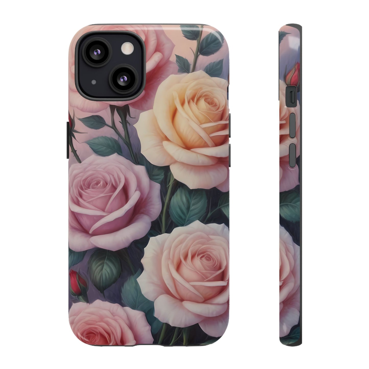 Bloom with Style - Roses Phone Case for iPhone 8–16 Pro Max, Pixel 5–8 Pro, Galaxy S10–S24 Ultra - Designed by Thalia