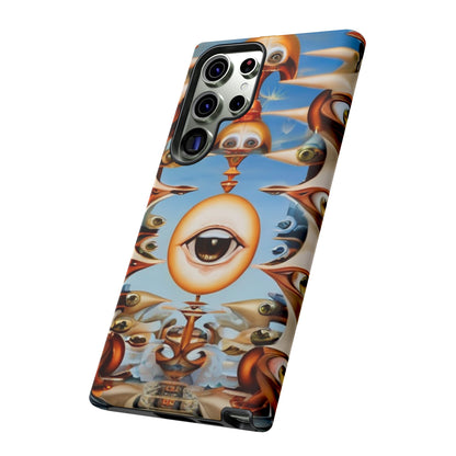 Surreal Suspect Phone Case for iPhone 8–16 Pro Max, Pixel 5–8 Pro, Galaxy S10–S24 Ultra - Designed by Thalia