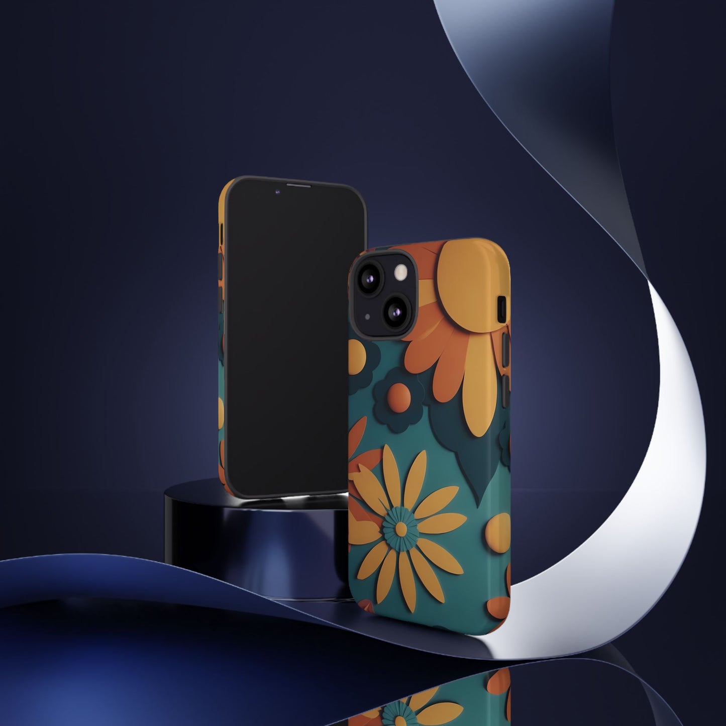 70s Retro Phone Case for iPhone 8–16 Pro Max, Pixel 5–8 Pro, Galaxy S10–S24 Ultra - Designed by Thalia