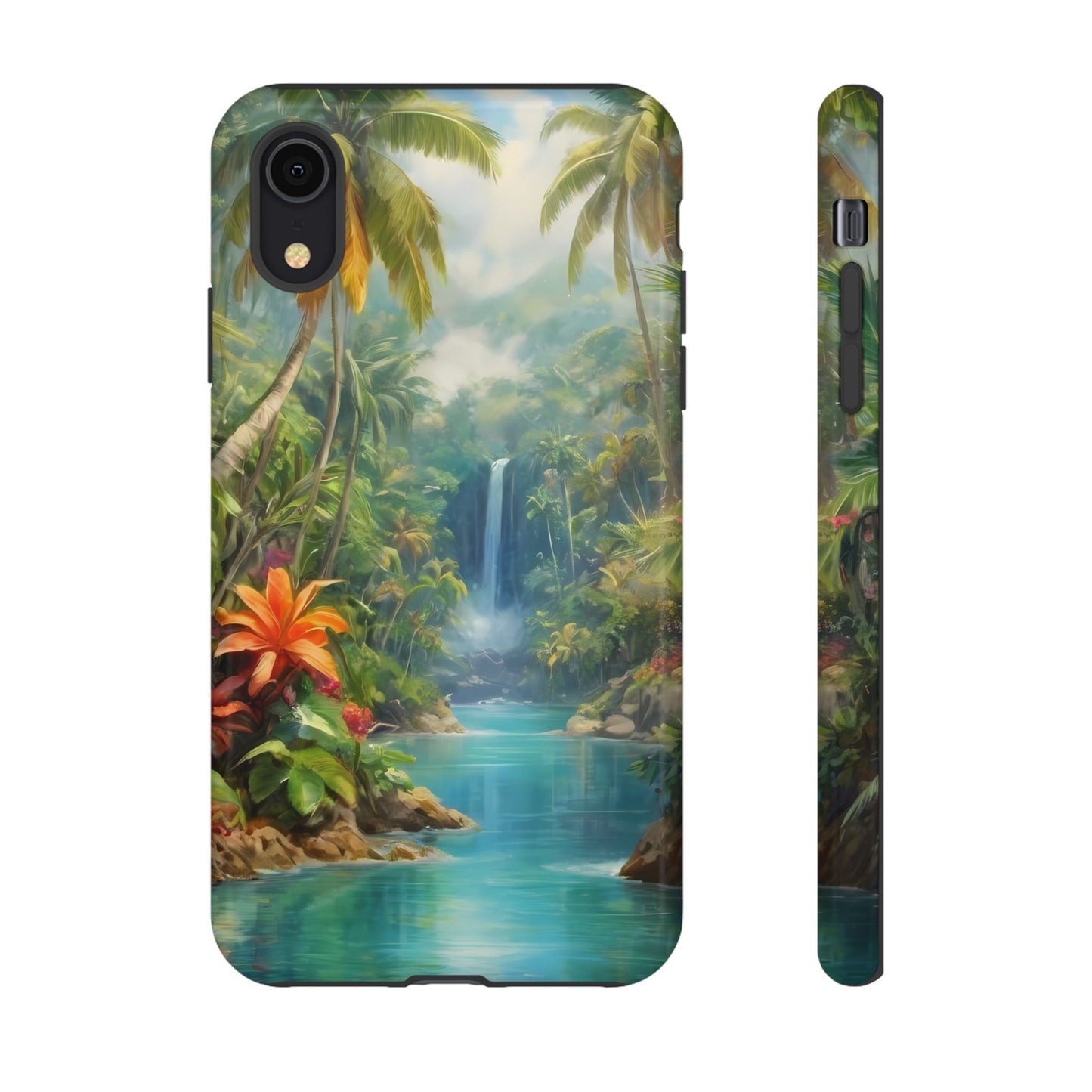 Tropical Paradise Phone Case for iPhone 8–16 Pro Max, Pixel 5–8 Pro, Galaxy S10–S24 Ultra - Designed by Thalia