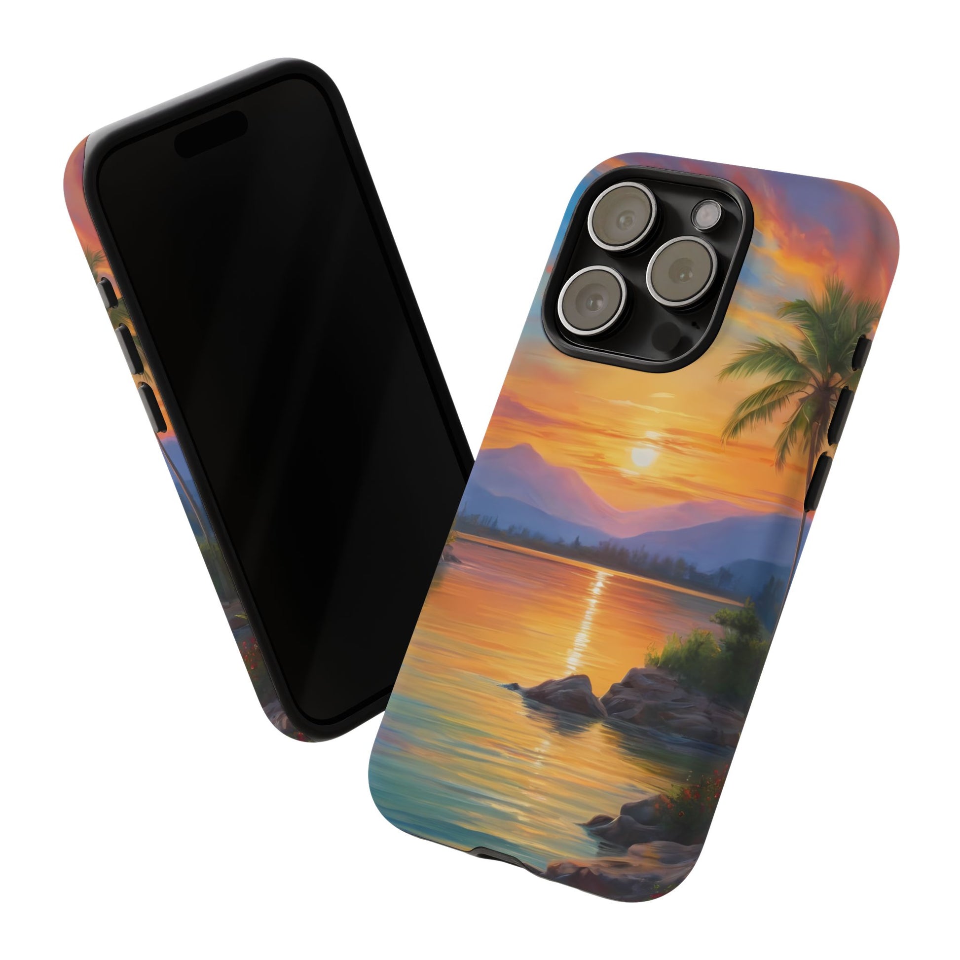 Sunset Serenade Phone Case for iPhone 8–16 Pro Max, Pixel 5–8 Pro, Galaxy S10–S24 Ultra - Designed by Thalia