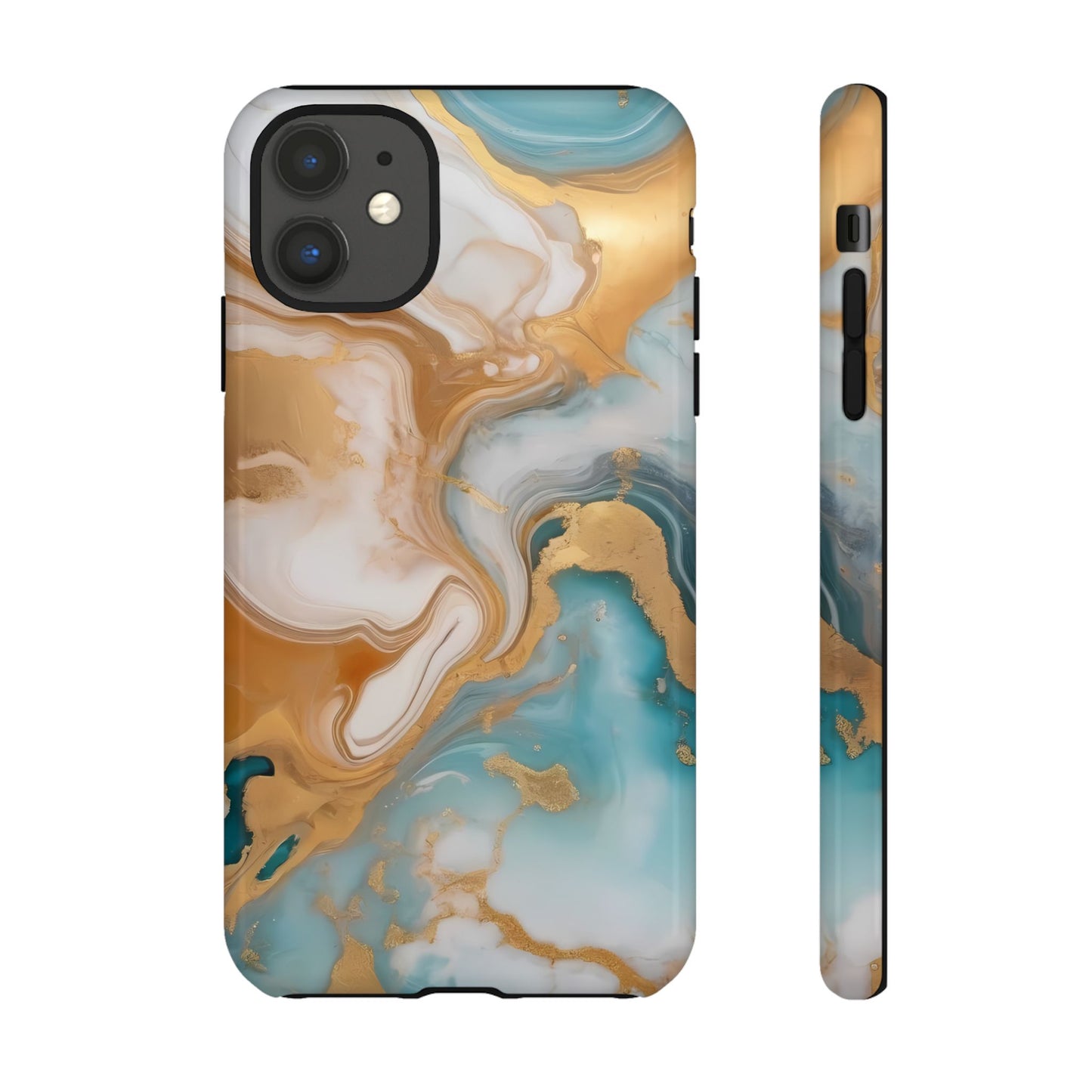 Marble Hues Phone Case for iPhone 8–16 Pro Max, Pixel 5–8 Pro, Galaxy S10–S24 Ultra - Designed by Thalia