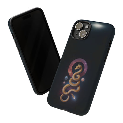 Chinese Zodiac Snake Custom Phone Case for iPhone 8–16 Pro Max, Pixel 5–8 Pro, Galaxy S10–S24 Ultra - Designed by Thalia