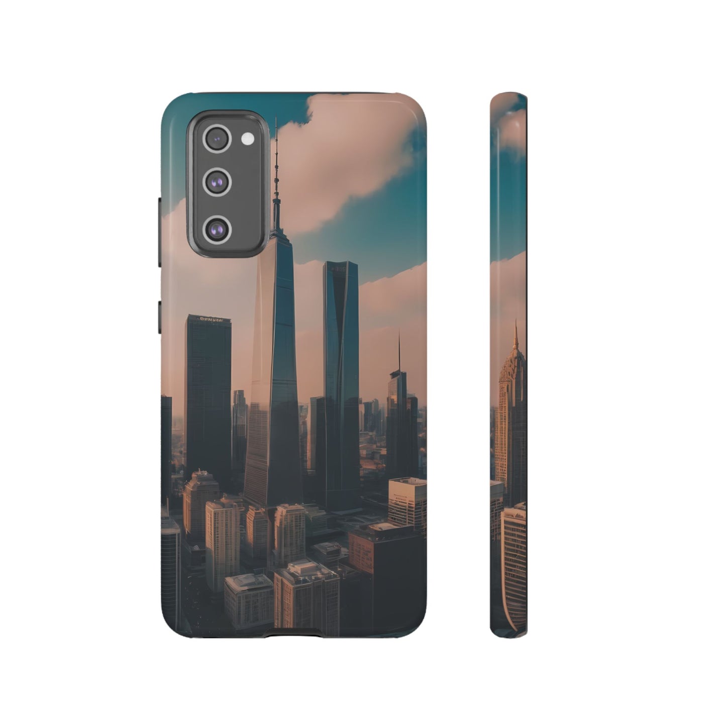 City Skylines Custom Phone Case for Samsung Galaxy S10–S10 Plus, S20–S20 Ultra, S21, S22, S23, S24 Ultra - Designed by Thalia