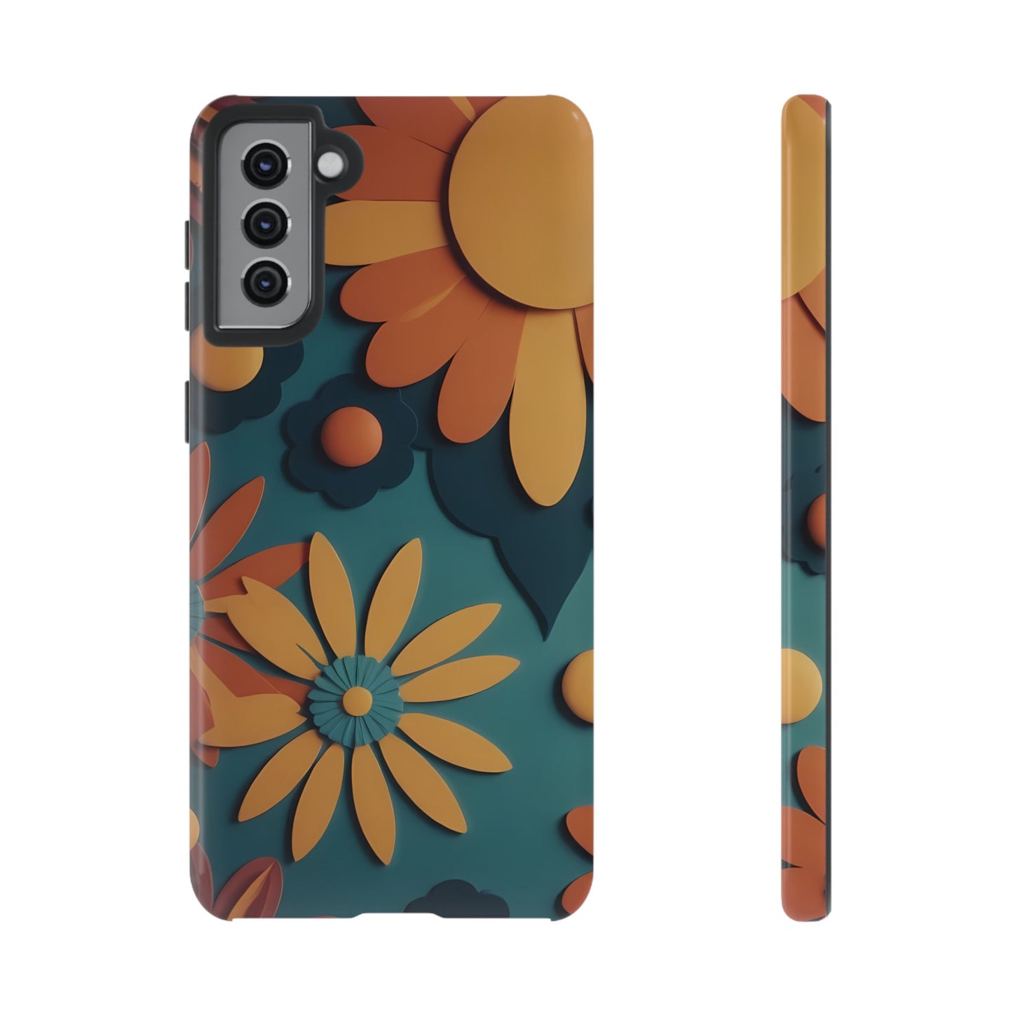 70s Retro Phone Case for iPhone 8–16 Pro Max, Pixel 5–8 Pro, Galaxy S10–S24 Ultra - Designed by Thalia