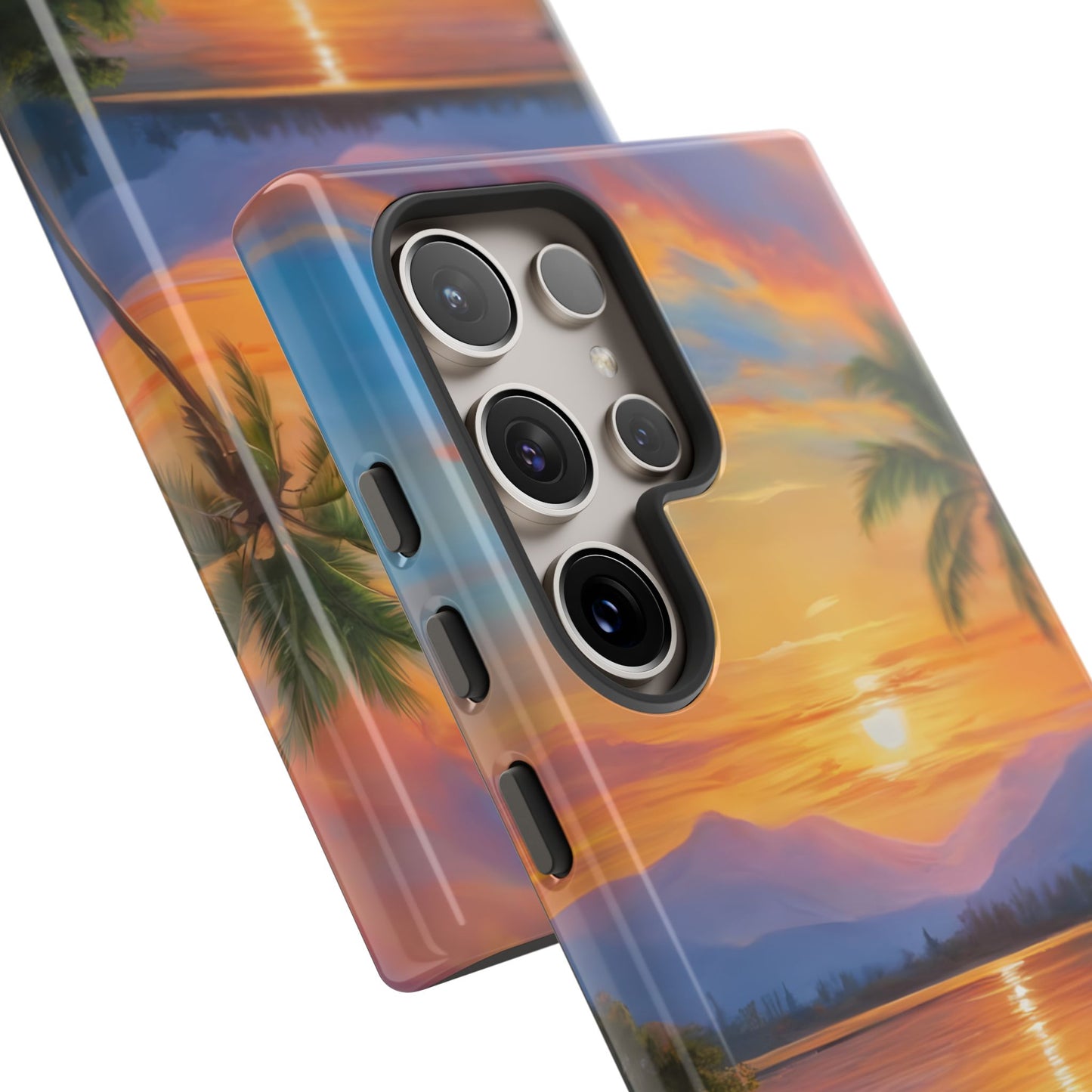 Sunset Serenade Custom Phone Case for Samsung Galaxy S10–S10 Plus, S20–S20 Ultra, S21, S22, S23, S24 Ultra - Designed by Thalia