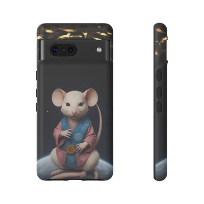 Chinese Zodiac Rat Phone Case for Google Pixel 8 Pro, Pixel 8, Pixel 7, Pixel 6 Pro, Pixel 6, Pixel 5 5G - Designed by Thalia