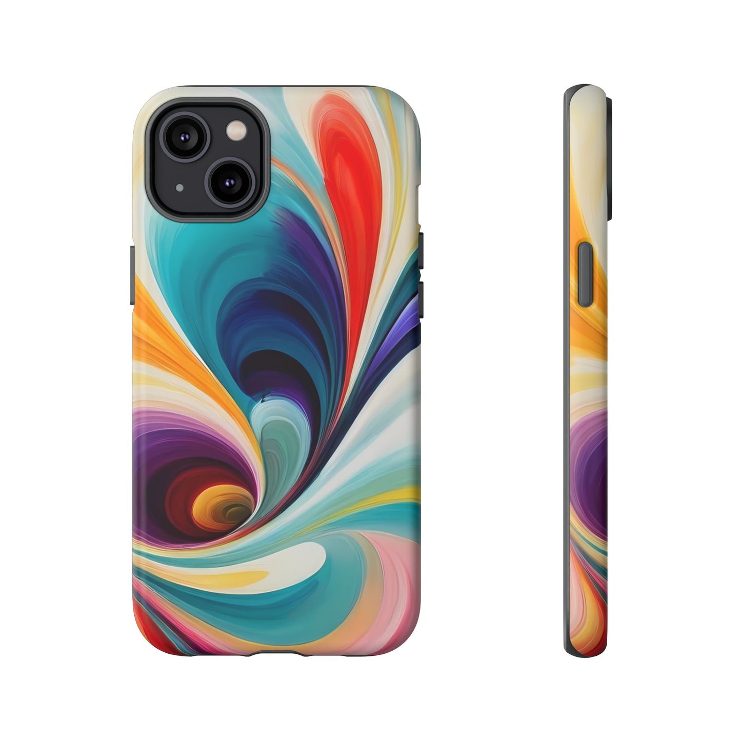 Abstract Elegance Phone Case for iPhone 8–16 Pro Max, Pixel 5–8 Pro, Galaxy S10–S24 Ultra - Designed by Thalia