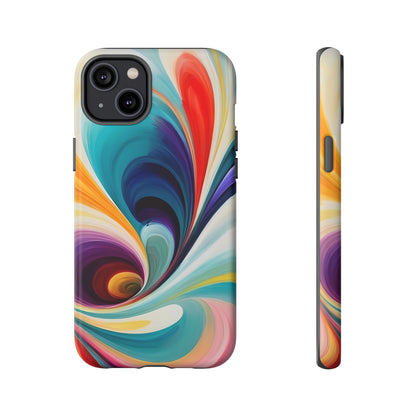 Abstract Elegance Phone Case for iPhone 8–16 Pro Max, Pixel 5–8 Pro, Galaxy S10–S24 Ultra - Designed by Thalia