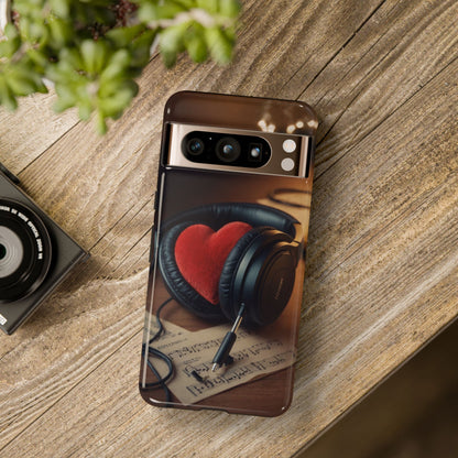 Love Key Phone Case for Google Pixel 8 Pro, Pixel 8, Pixel 7, Pixel 6 Pro, Pixel 6, Pixel 5 5G - Designed by Thalia