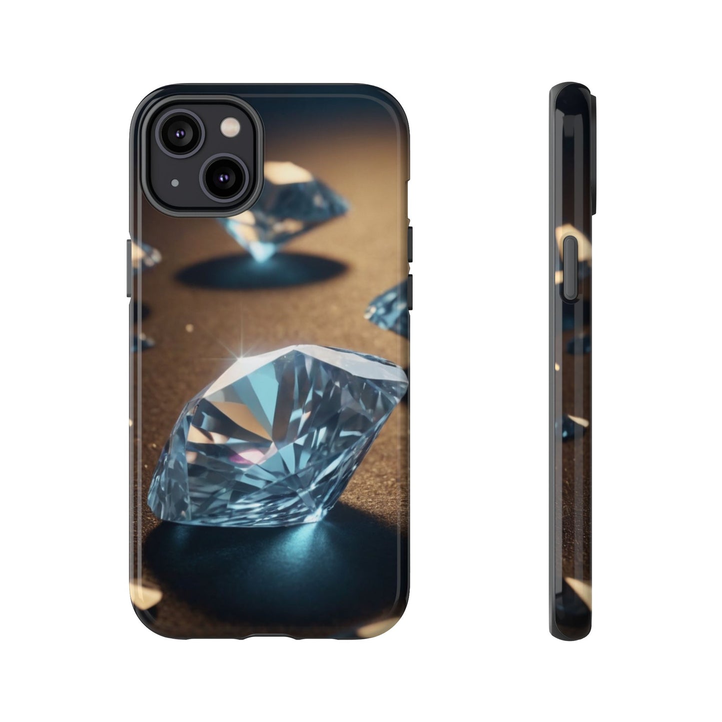 Raining Diamonds Custom, Stylish, Unique & UV protected phone case for Google Pixel, Samsung & iPhone - design for all models - Designed by Thalia