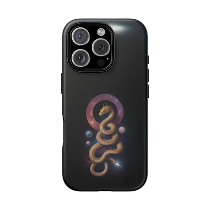 Chinese Zodiac Snake Custom Phone Case for iPhone 8–16 Pro Max, Pixel 5–8 Pro, Galaxy S10–S24 Ultra - Designed by Thalia