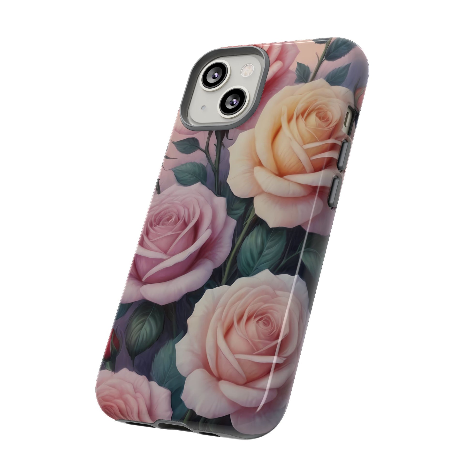 Bloom with Style - Roses Phone Case for iPhone 8–16 Pro Max, Pixel 5–8 Pro, Galaxy S10–S24 Ultra - Designed by Thalia