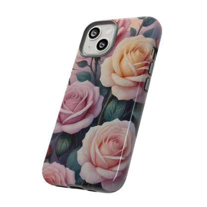 Bloom with Style - Roses Phone Case for iPhone 8–16 Pro Max, Pixel 5–8 Pro, Galaxy S10–S24 Ultra - Designed by Thalia