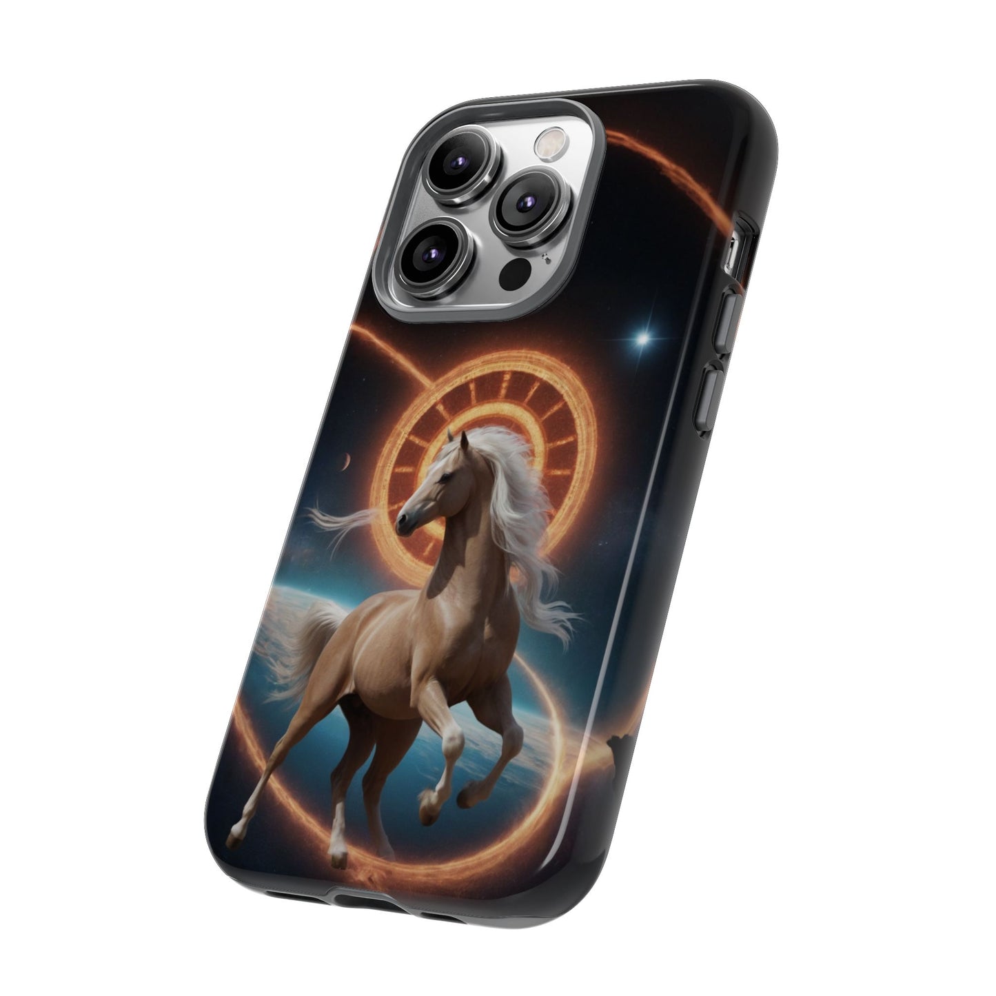 Chinese Zodiac Horse Custom Phone Case for iPhone 8–16 Pro Max, Pixel 5–8 Pro, Galaxy S10–S24 Ultra - Designed by Thalia