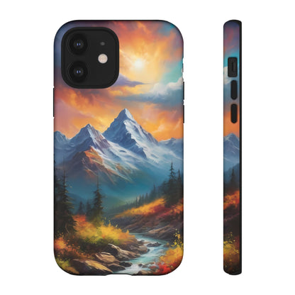 Mystic Mountains Phone Case for iPhone 8–16 Pro Max, Pixel 5–8 Pro, Galaxy S10–S24 Ultra - Designed by Thalia