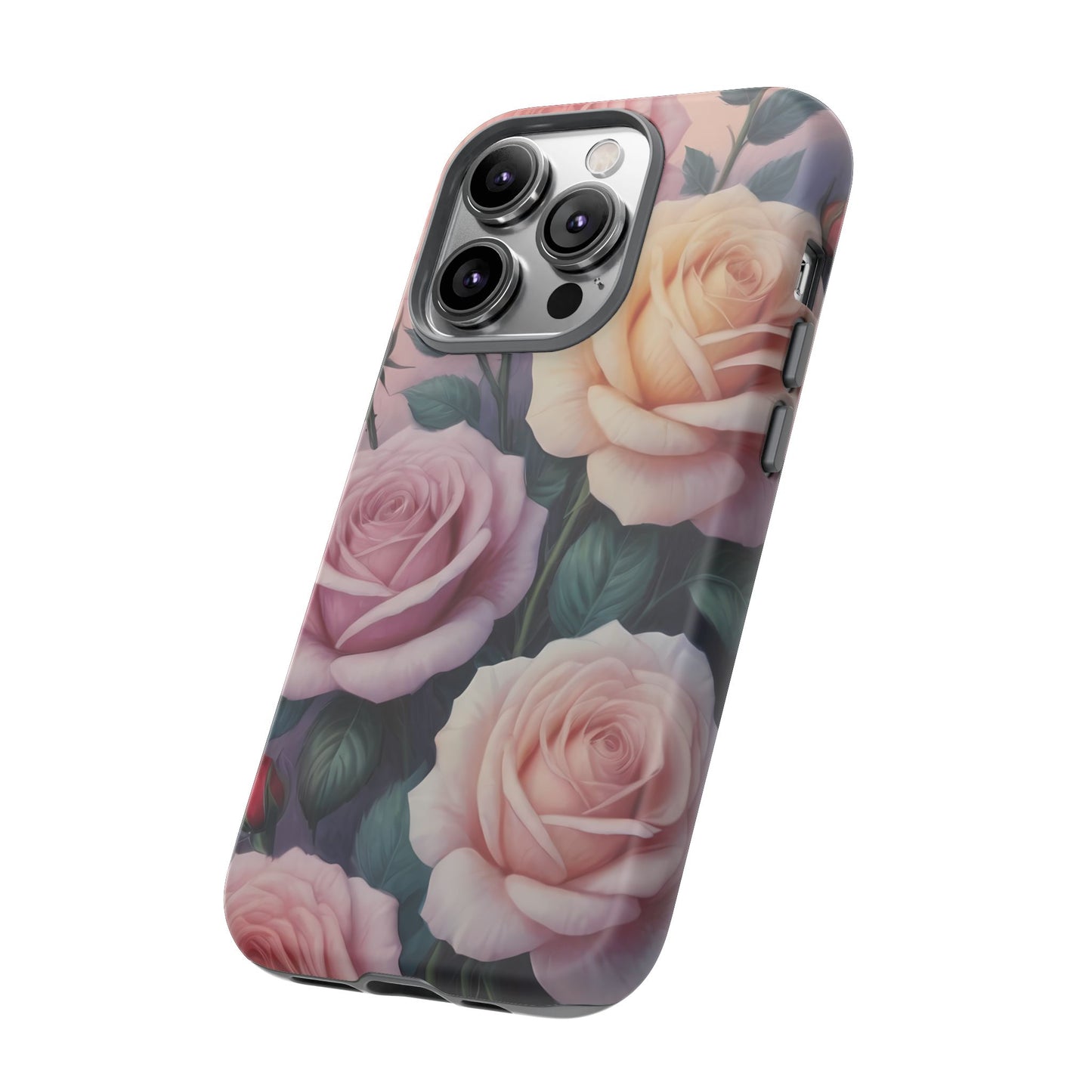 Bloom with Style - Roses Phone Case for iPhone 8–16 Pro Max, Pixel 5–8 Pro, Galaxy S10–S24 Ultra - Designed by Thalia