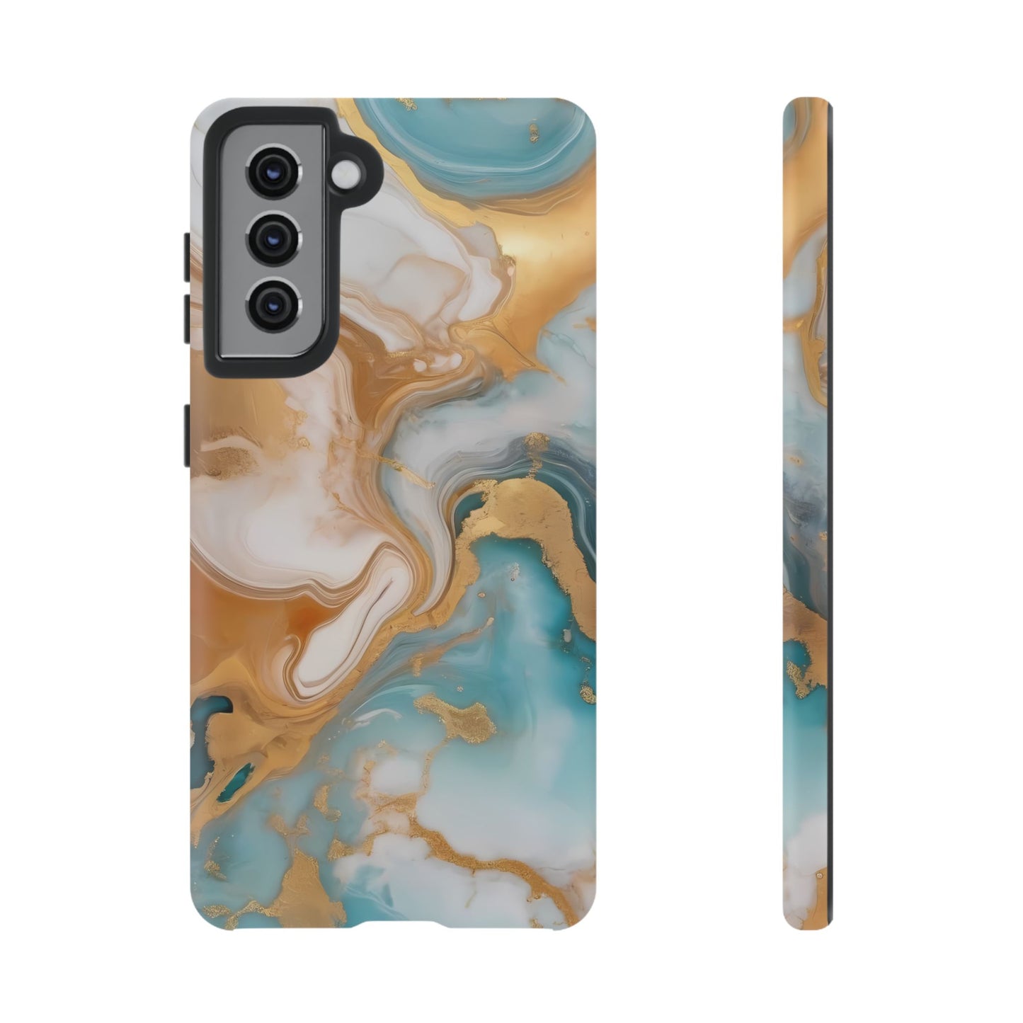 Marble Hues Phone Case for iPhone 8–16 Pro Max, Pixel 5–8 Pro, Galaxy S10–S24 Ultra - Designed by Thalia