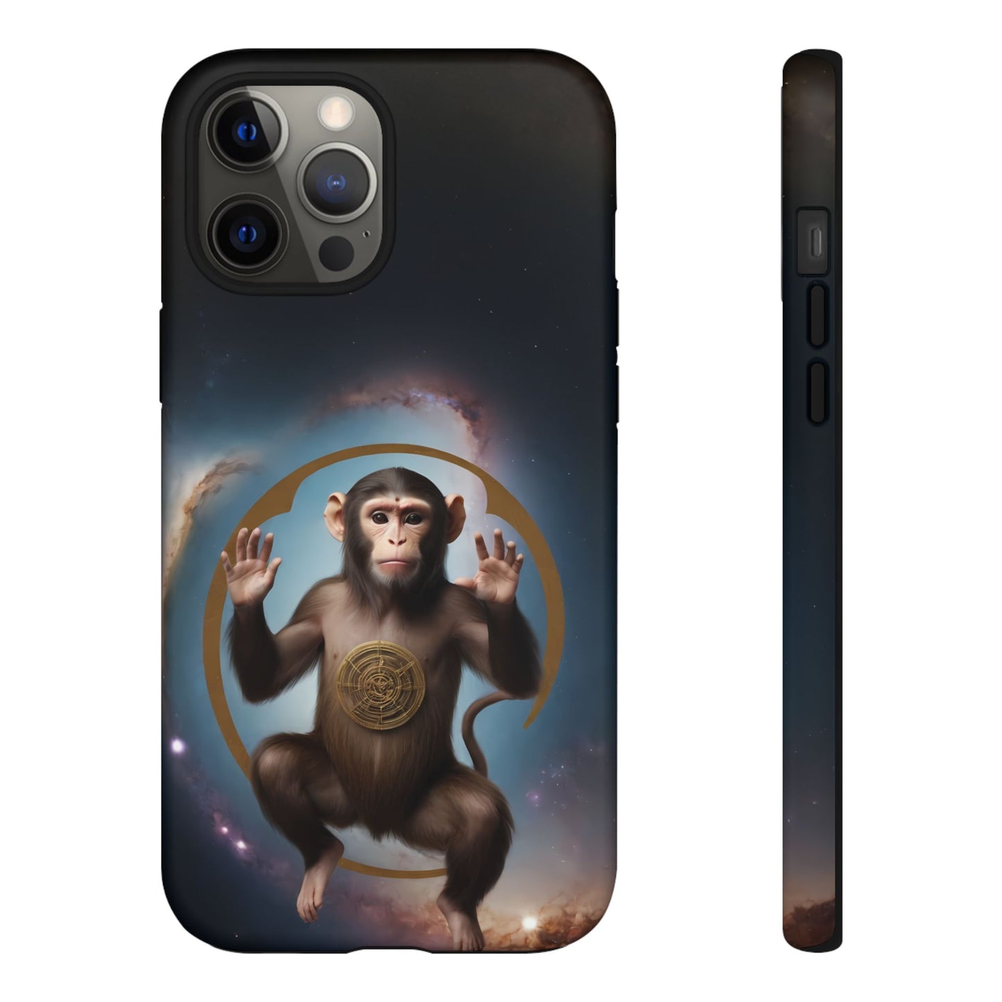 Chinese Zodiac Monkey Custom Phone Case for iPhone 8–16 Pro Max, Pixel 5–8 Pro, Galaxy S10–S24 Ultra - Designed by Thalia