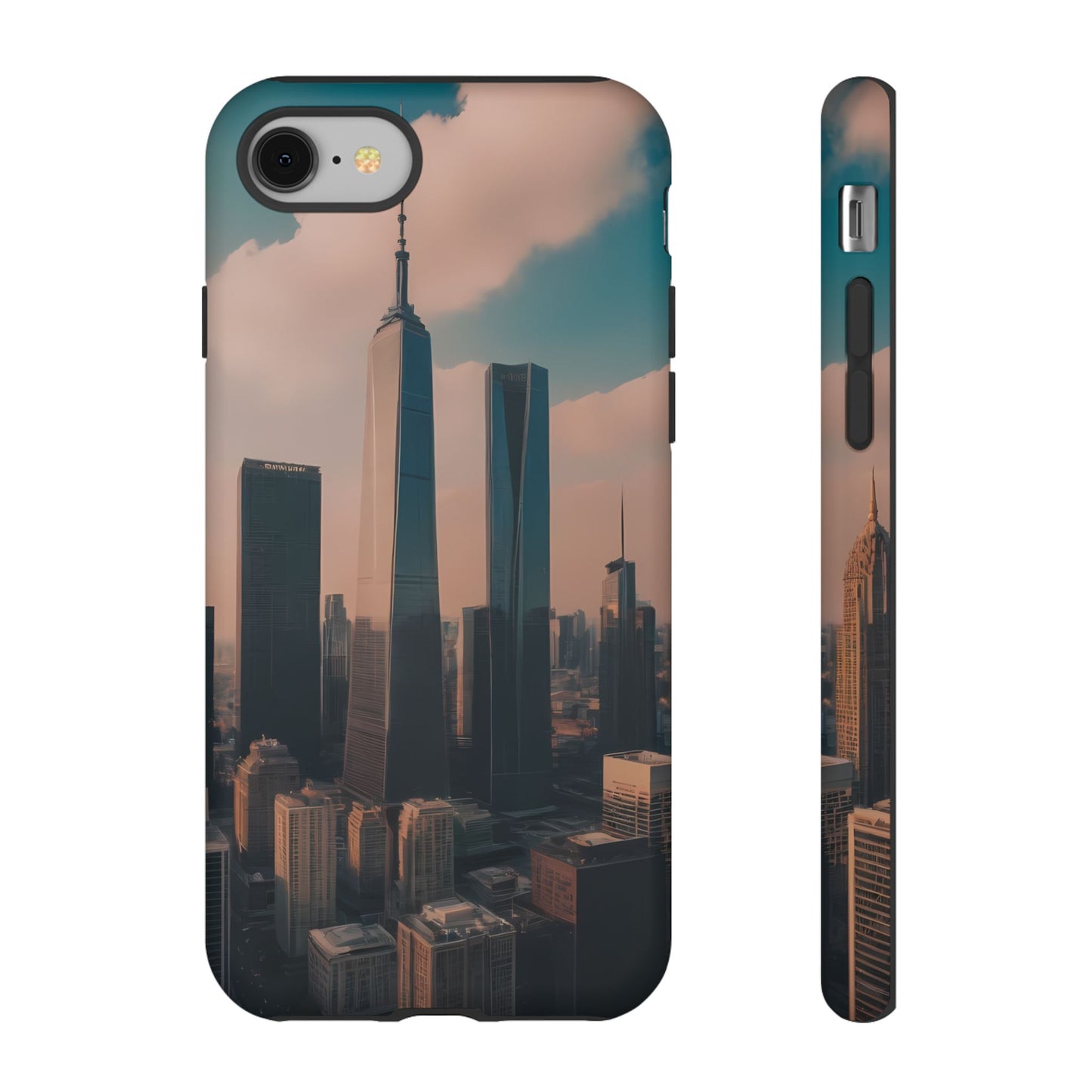 City Skylines Phone Case for iPhone 8–16 Pro Max, iPhone 8 Plus–13 Mini, iPhone XS–XS Max, iPhone 11–14 Pro Max - Designed by Thalia