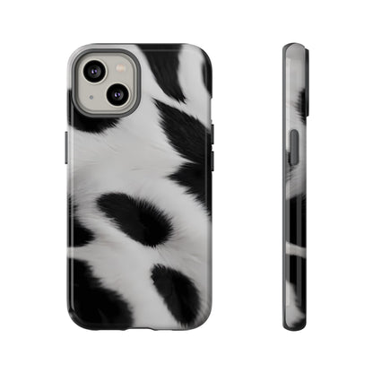 Chic Bovine Elegance Phone Case for iPhone 8–16 Pro Max, Pixel 5–8 Pro, Galaxy S10–S24 Ultra - Designed by Thalia