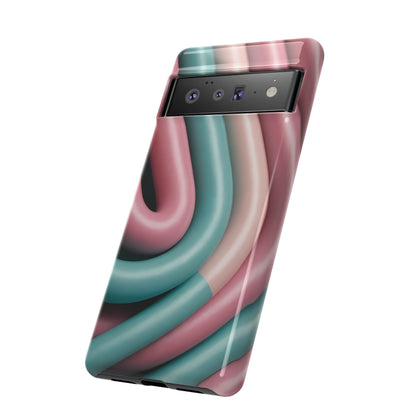 50s Retro Custom Phone Case for Google Pixel 8 Pro, Pixel 8, Pixel 7, Pixel 6 Pro, Pixel 6, Pixel 5 5G - Designed by Thalia