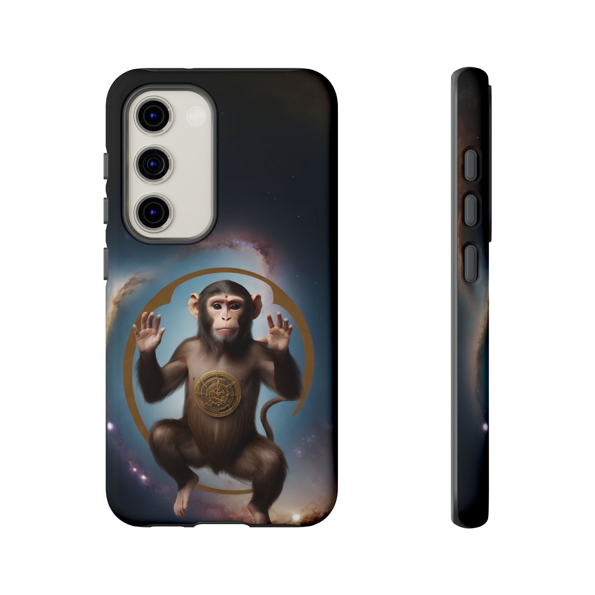 Chinese Zodiac Monkey Custom Phone Case for iPhone 8–16 Pro Max, Pixel 5–8 Pro, Galaxy S10–S24 Ultra - Designed by Thalia