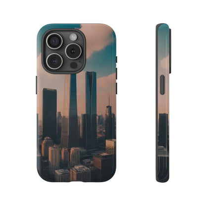 City Skylines Phone Case for iPhone 8–16 Pro Max, iPhone 8 Plus–13 Mini, iPhone XS–XS Max, iPhone 11–14 Pro Max - Designed by Thalia