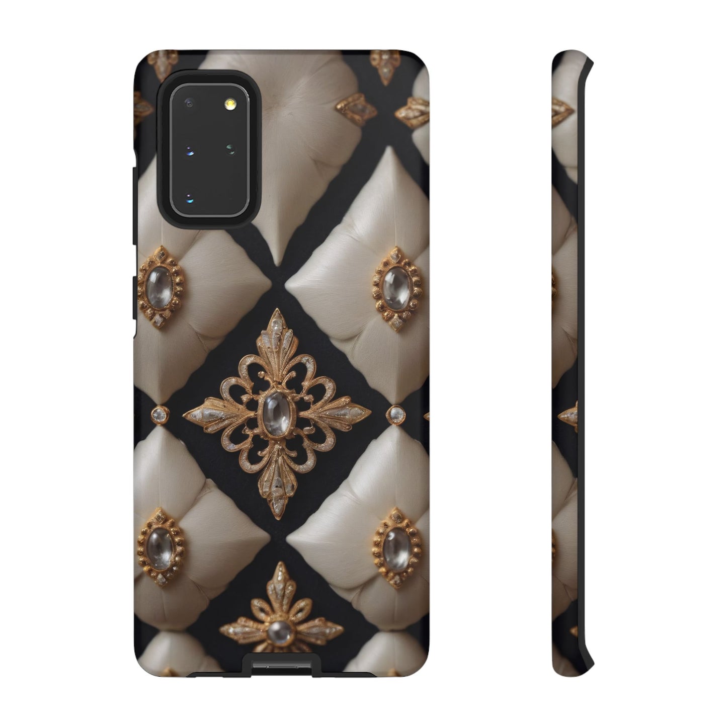 Diamond Solstice Custom Phone Case for iPhone 8–16 Pro Max, Pixel 5–8 Pro, Galaxy S10–S24 Ultra - Designed by Thalia