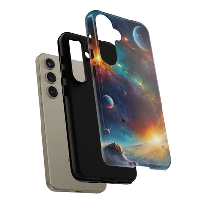 Cosmic Voyage Phone Case for iPhone 8–16 Pro Max, Pixel 5–8 Pro, Galaxy S10–S24 Ultra - Designed by Thalia